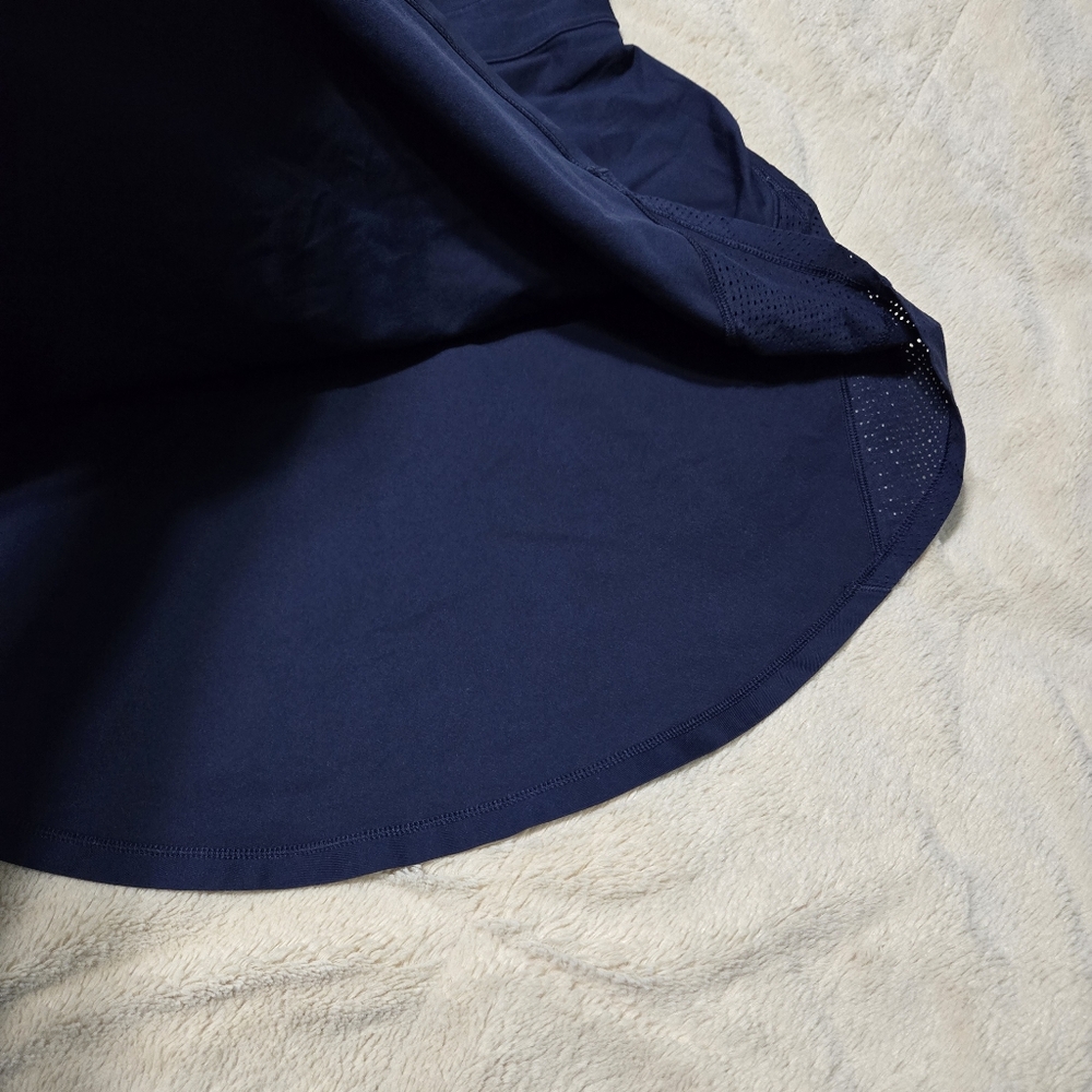 Under Armour Court Dress Tennis Golf Pickleball, navy racerback, M - Picture 6 of 16